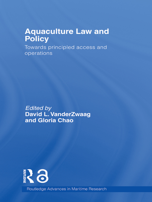 Title details for Aquaculture Law and Policy by David L. VanderZwaag - Available